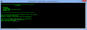 Easy IPChange (formerly IPCHANGE) screenshot