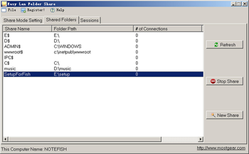 Easy Lan Folder Share screenshot