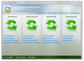 Easy LeexSpeed 2011 screenshot