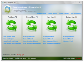 Easy LeexSpeed 2011 screenshot