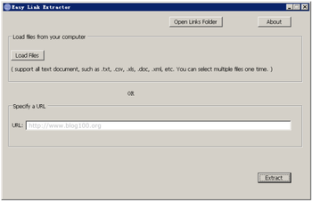 Easy Link Extractor screenshot