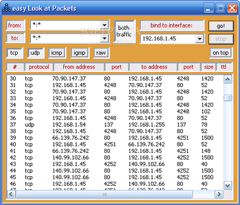 Easy Look at Packets screenshot