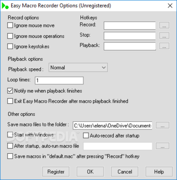 Easy Macro Recorder screenshot 2