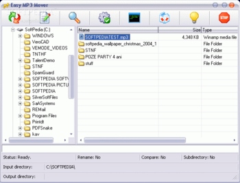 Easy MP3 Mover screenshot