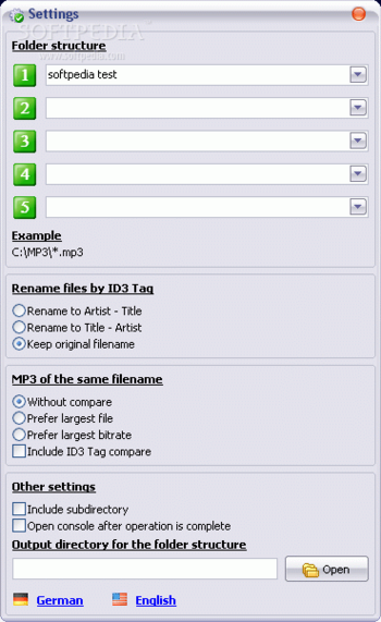 Easy MP3 Mover screenshot 3