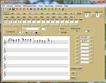 Easy Music Composer Free screenshot