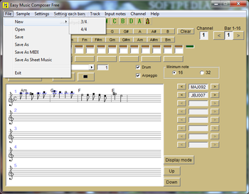 Easy Music Composer Free screenshot 2