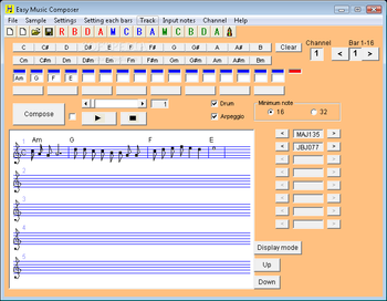 Easy Music Composer screenshot