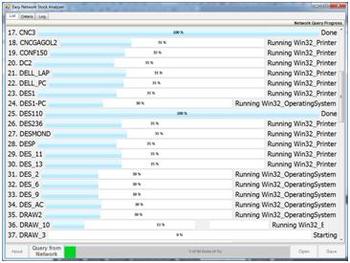 Easy Network Stock Analyzer screenshot