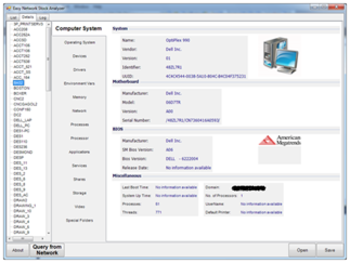 Easy Network Stock Analyzer screenshot 2