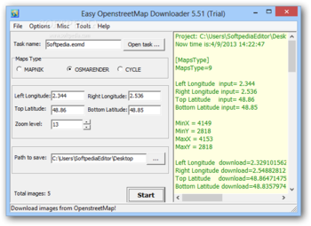 Easy OpenstreetMap Downloader screenshot