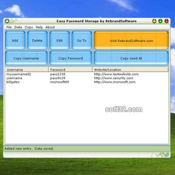 Easy Password Storage screenshot 2