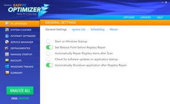 Easy PC Optimizer screenshot