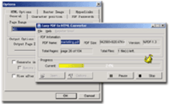 Easy PDF to HTML Converter screenshot 3