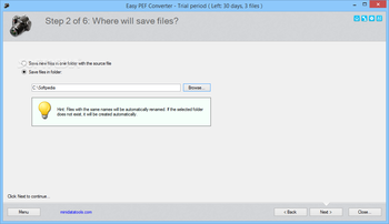 Easy PEF Converter screenshot 2