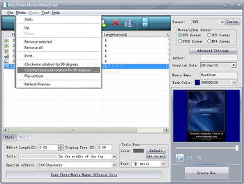 Easy Photo Movie Maker screenshot 3