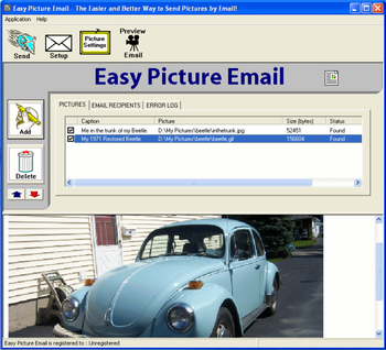 Easy Picture Email screenshot 2