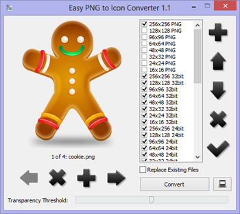Easy PNG to Icon Converter screenshot