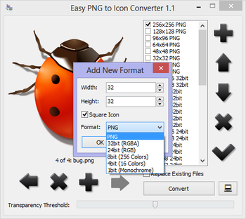 Easy PNG to Icon Converter screenshot 4