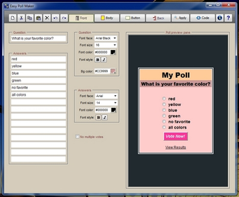 Easy Poll Maker screenshot