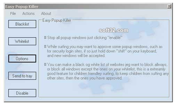 Easy Popup Killer screenshot