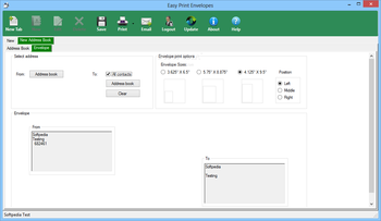 Easy Print Envelopes screenshot 2