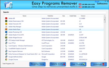 Easy Programs Remover screenshot