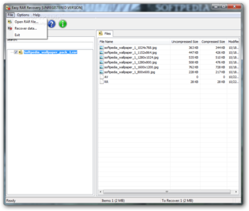 Easy RAR Recovery screenshot 2