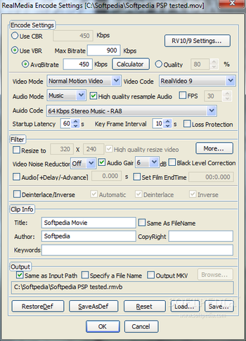 Easy RealMedia Producer screenshot 2