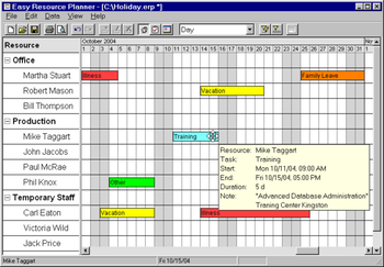 Easy Resource Planner screenshot 2