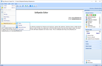 Easy Resume Creator Pro screenshot 9