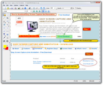 Easy Screen Capture And Annotation screenshot 4