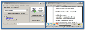 Easy Screencast Recorder Portable screenshot