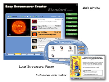 Easy Screensaver Creator-Standard screenshot 2