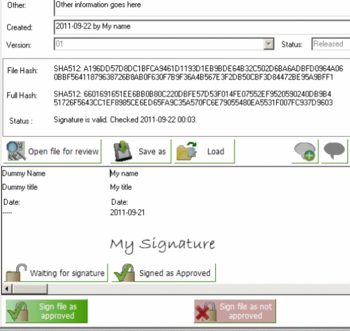 Easy Signature screenshot