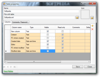 Easy Tables screenshot 2