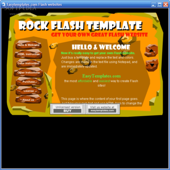 Easy Templates Flash Website Kit screenshot 2