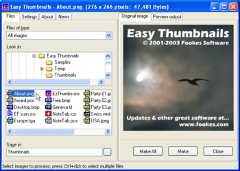 Easy Thumbnails screenshot