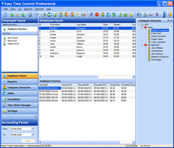 Easy Time Control Professional screenshot