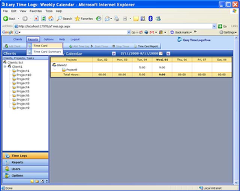 Easy Time Logs Free screenshot