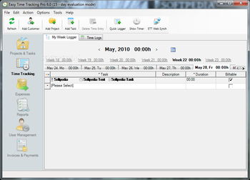 Easy Time Tracking PRO screenshot 3
