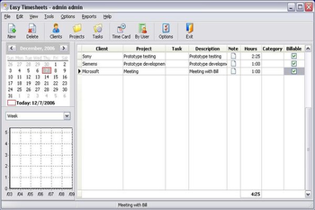 Easy Timesheets screenshot