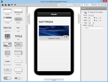 Easy-to-Use Mobile App Builder screenshot
