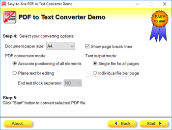 Easy-to-Use PDF to Text Converter screenshot 2
