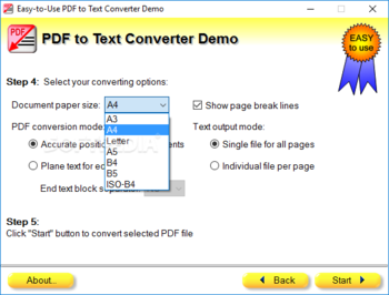 Easy-to-Use PDF to Text Converter screenshot 3