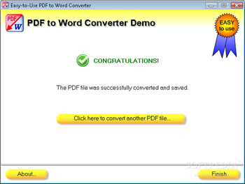 Easy-to-use PDF to Word Converter screenshot 3
