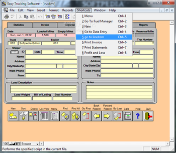 Easy Trucking Software screenshot 10