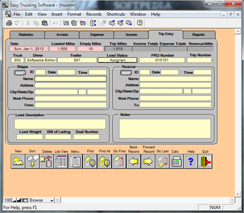 Easy Trucking Software screenshot 7