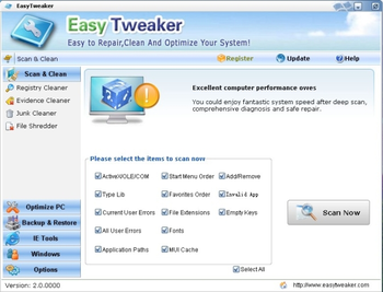 Easy Tweaker screenshot