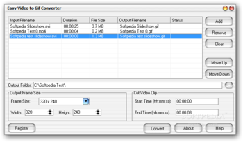 Easy Video to Gif Converter screenshot